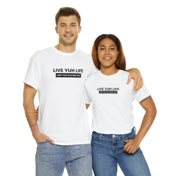 Live Yuh Life Unisex Heavy Cotton Tee - Image 10